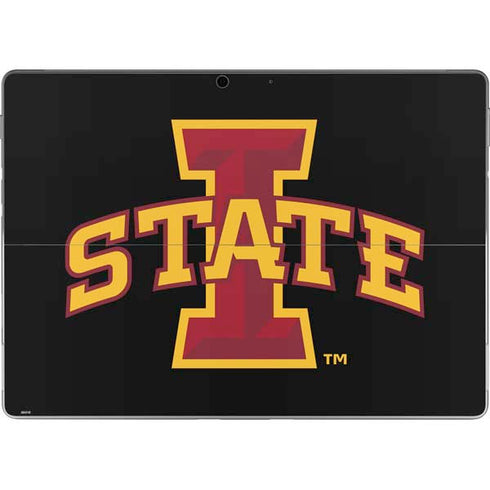 Iowa State University Primary Logo Black Surface Pro 8 Skin